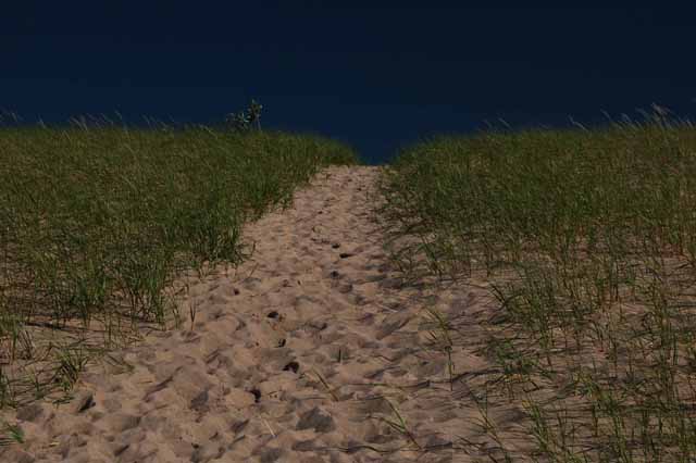 dunes of Lake Superior shore at Grand Marais